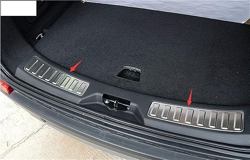 YIWANG 304 Protector de parachoques de acero inoxidable para puerta trasera de coche, 2 unidades para Land Rover Discovery Sport 2015-2019, Acero