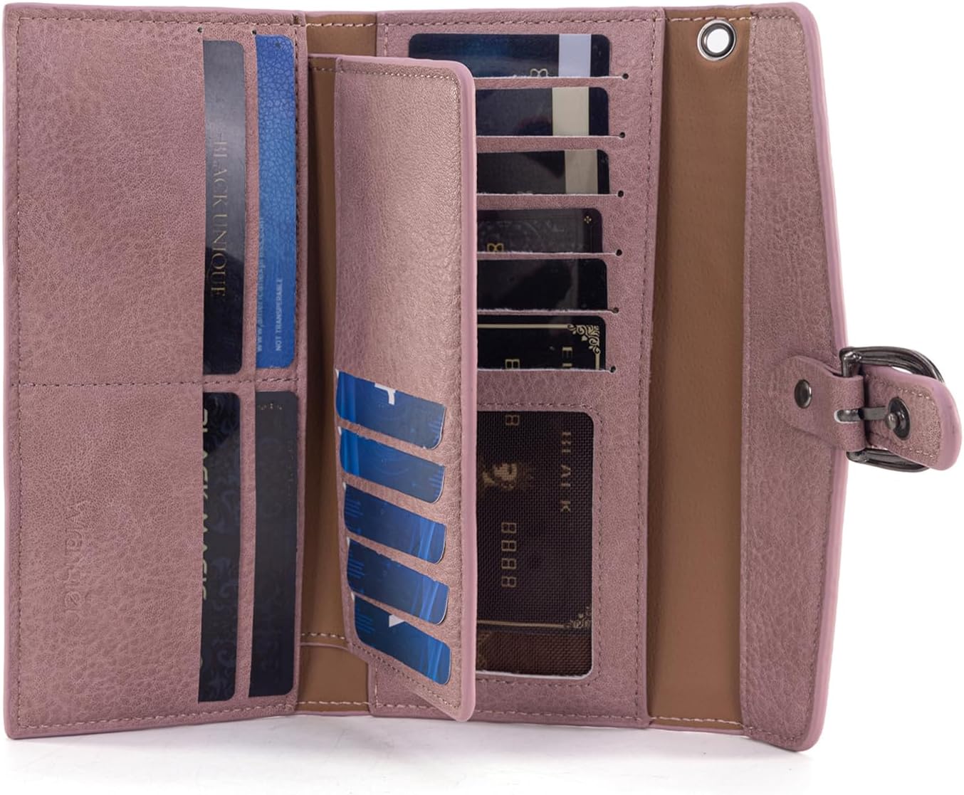 Montana West X Wrangler Womens Wallet Western Wristlet for Women Large Rfid Wallet with Detachable Credit Card Holder