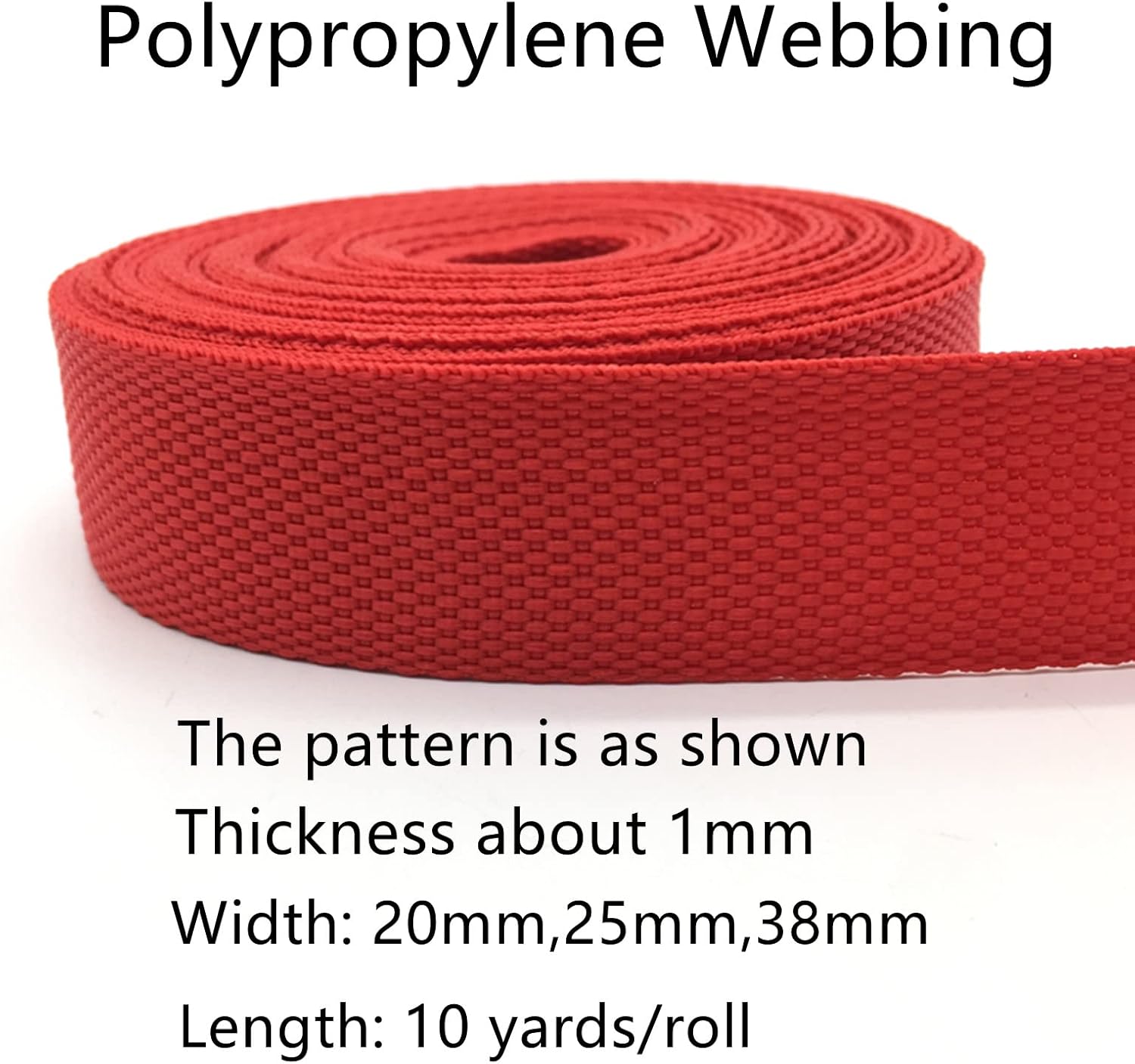 Cotton Twill Tape,Cotton Canvas Webbing,Woven Cotton Tape，Cotton Twill Tape Webbing Straps for Bags,Polypropylene Webbing,Luggage Strap Heavy Duty,Bias Binding(Orange,25mm)