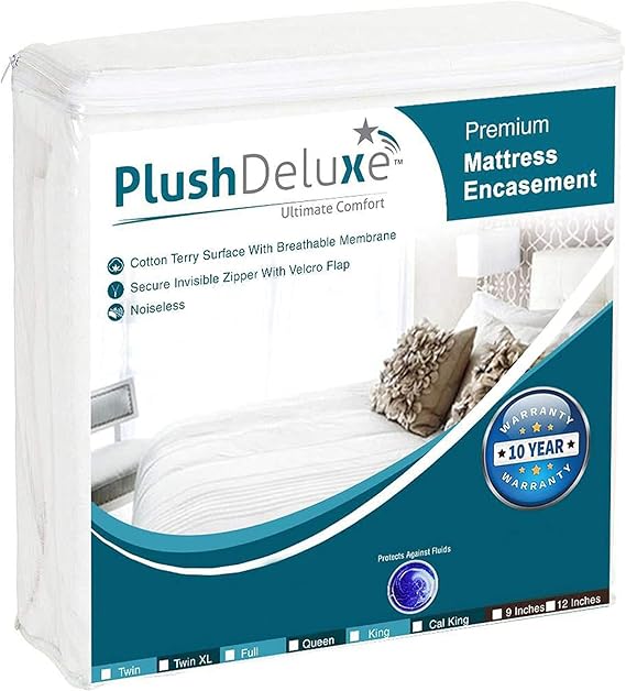 The perfect mattress cover for an Air Bnb Premium zippered mattress cover