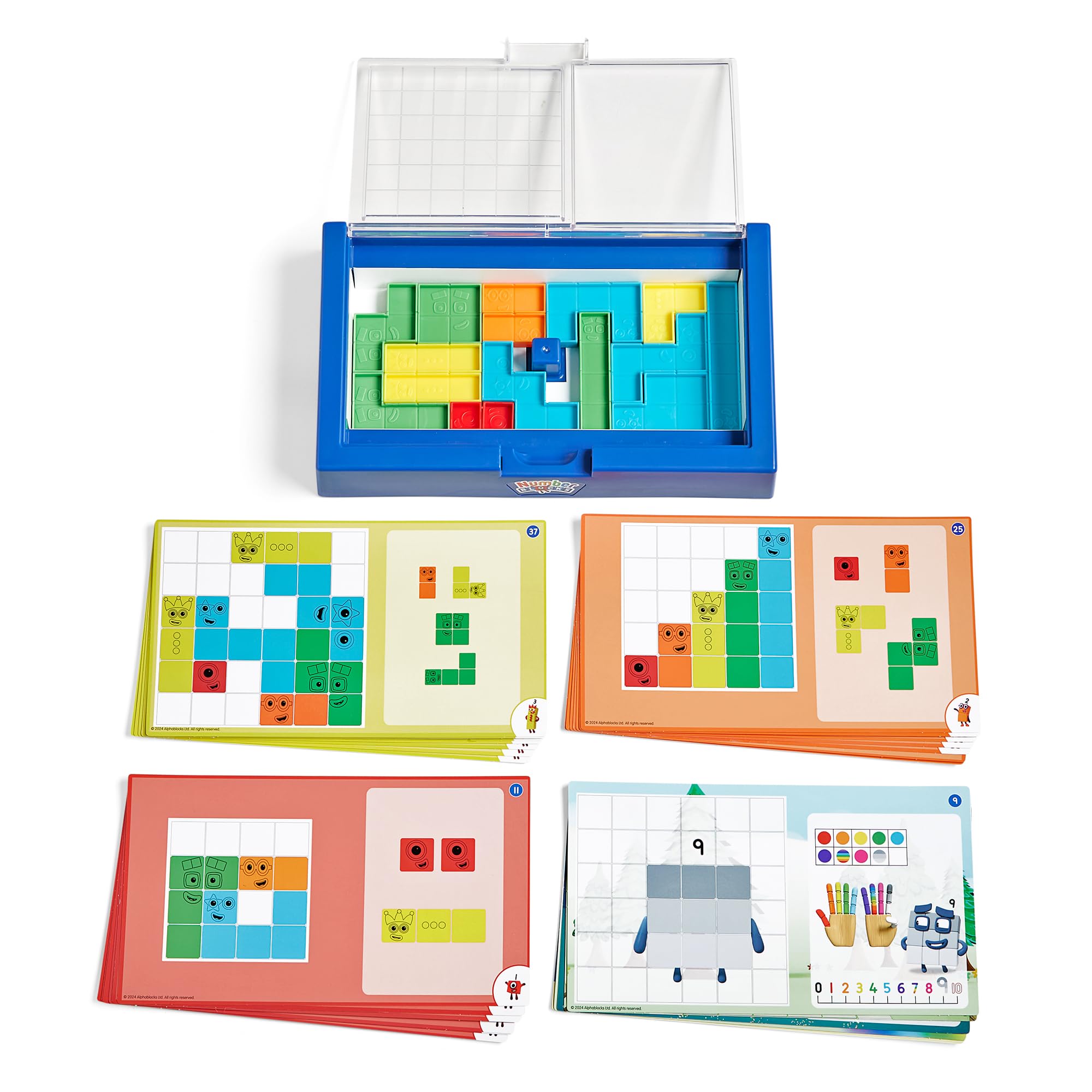Learning Resources Numberblocks Puzzle Solver, Toys for 3 Year Old Boys and Girls, 50 Puzzles with 4 Levels of Play, Travel Games - Image 2