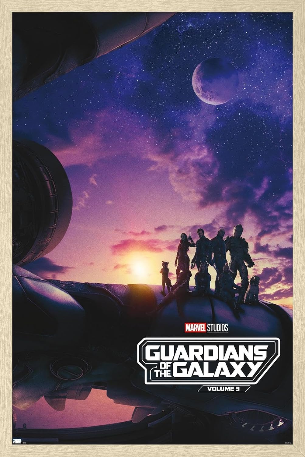 Marvel Guardians of the Galaxy Vol. 3 - Teaser One Sheet Wall Poster, 34L" x 22.4W", Premium Unframed Version