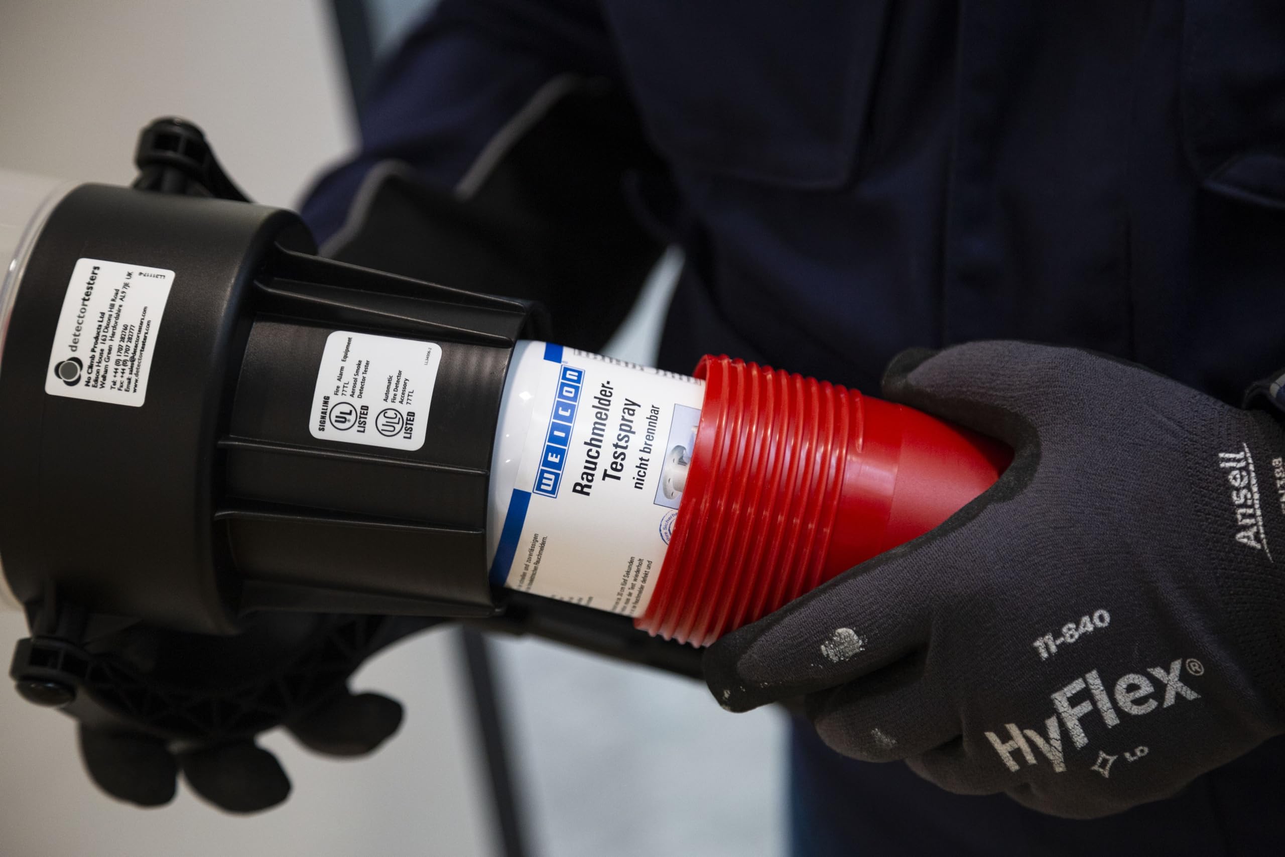 WEICON Test Spray pour détecteur de fumée Non Inflammable 250 ML | pour détecteurs de fumée optiques & photoélectriques | difficilement Inflammable