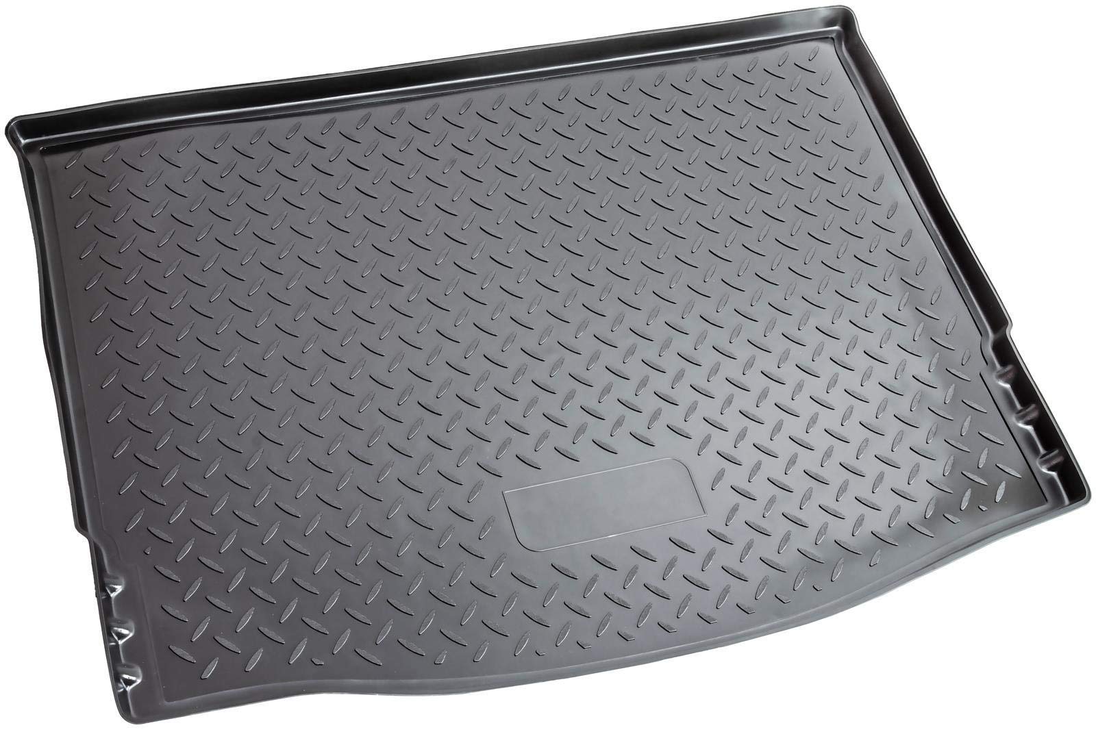 Recambo Tapis Coffre Bac de coffre pour Ford Focus III à hayon | 2011-2018 | spécialement conçu avec rebord