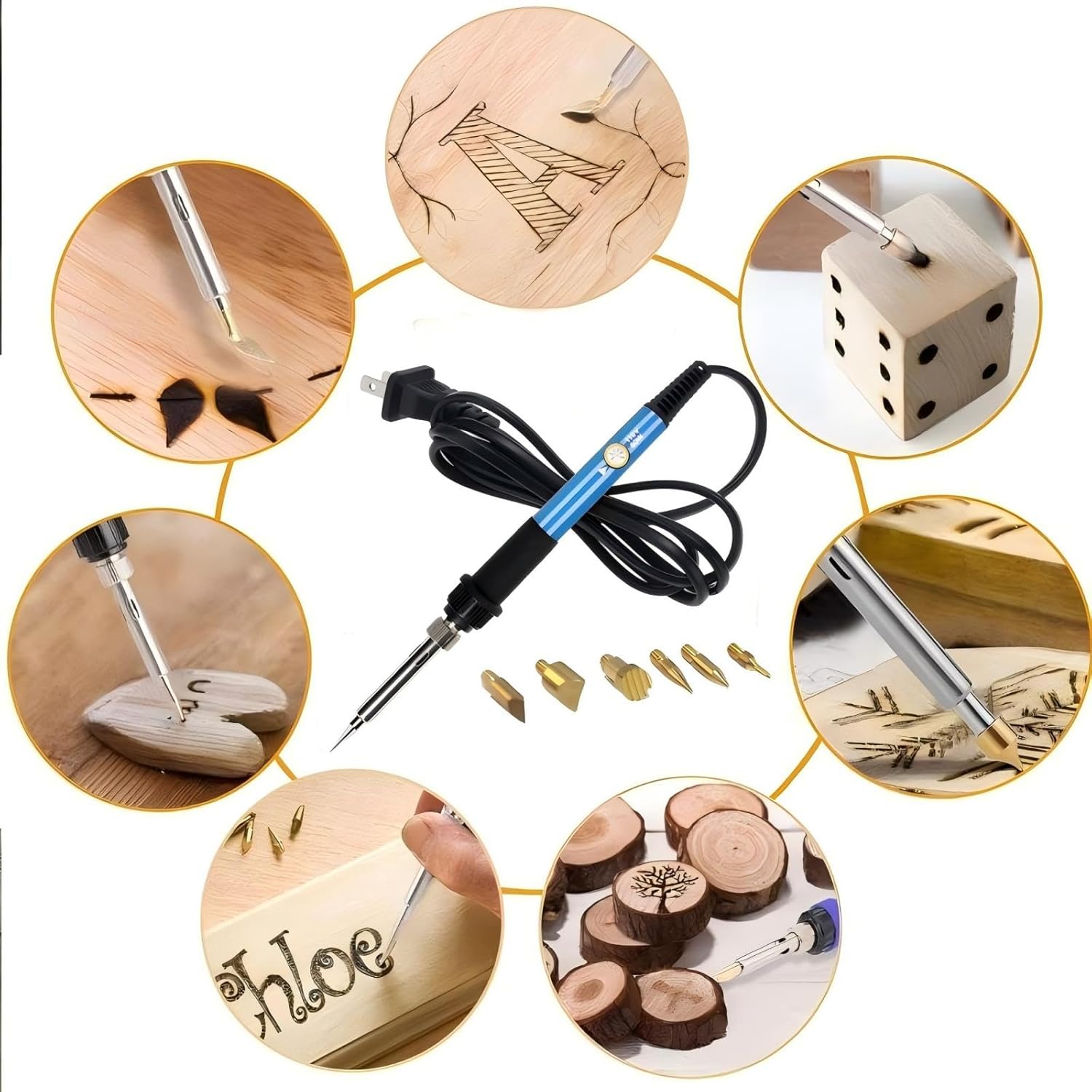 Gifts for Dad, Wood Burning Kit Arts Crafts Engraver Adjustable Temperature Tools Gift for Men Christmas Birthday Fathers Day