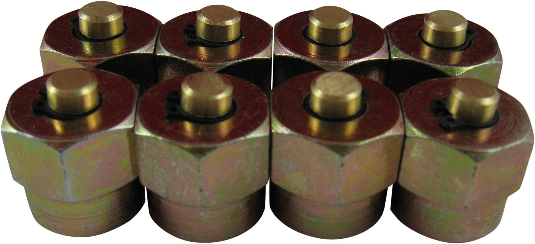 AccurateDiesel 6.4L Diesel Injector Block-Off Tool/Cap (Set of 8) - Compatible with Powerstroke/Ford