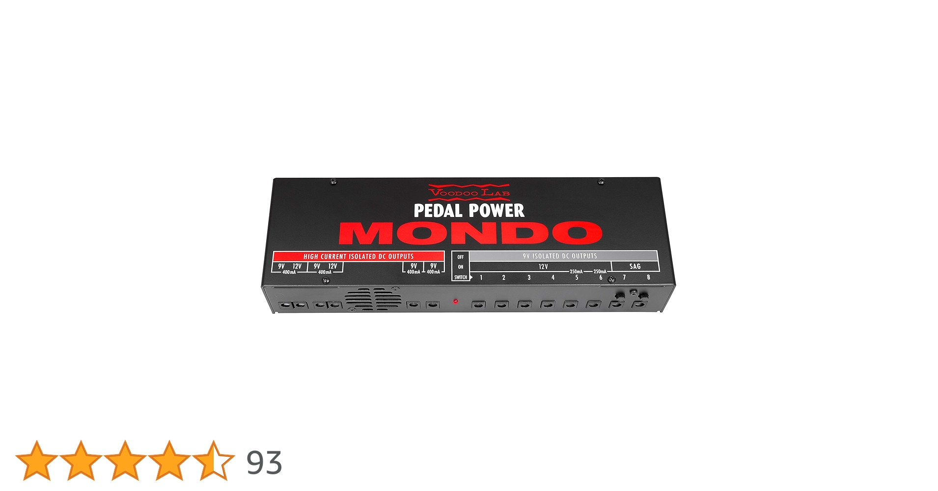 その他 VooDoo Lab Pedal Power MONDO Voodoo Lab Pedal Power MONDO fonte de alimentação isolada