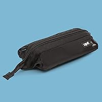 Vista 6 de ZIPIT: Lenny Pencil Case - Mesh Black - Large Storage Capacity Zipper Pouch, Makeup-Stationery Bag, School-Travel, Washable Quick Dry, Kid-Teen-Adult