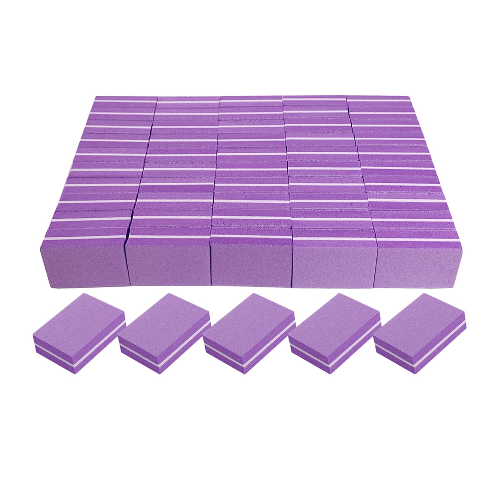Nail Buffers - 50 Pack for Acrylic & Natural Nails -10 Nail Buffers - 50 Pack for Acrylic & Natural Nails -10
