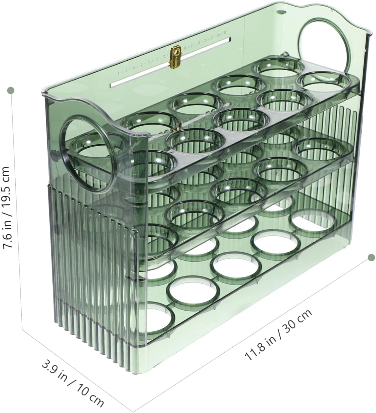 Organizer Refrigerator Holder for Fridge Space-saving Capacity and Secure for Kitchens and Families