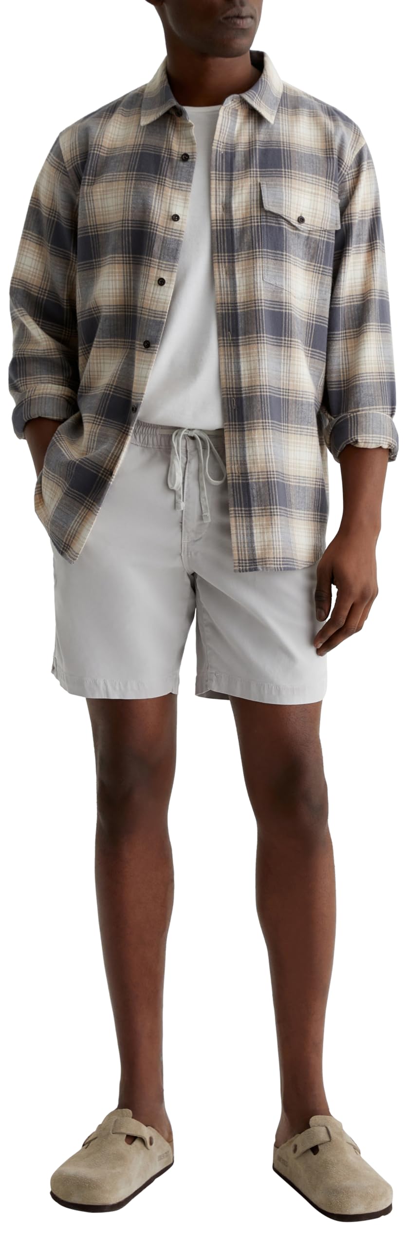 AG Adriano Goldschmied Men's Oliver Drawstring Shorts 7.5"