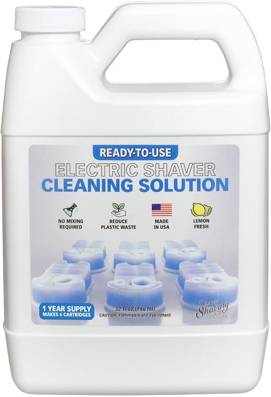 Solução de limpeza Clark Shaving Co para Braun Clean & Renew, 946 mL