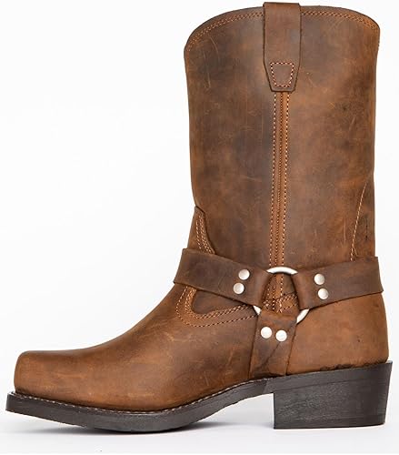 Miniatura 3 de Cody James Arnés para hombre Boot Punta Cuadrada Marrón 9 D, Marrón