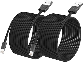 Apple MFi Certified 2Pack 10ft Fast Lightning Cable for Long iPhone Cable Cord, Compatible with iPhone 12/11 Pro/11/XS MAX/XR/8/7/6s/6/5S/SE iPad/Air - Black