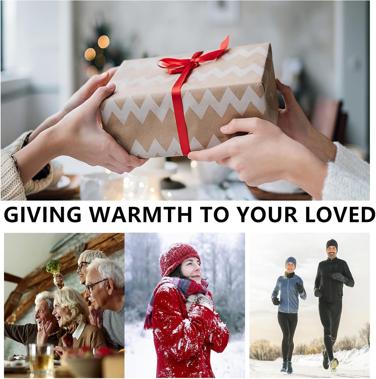 Heated Thermal Tops for Men Women Electric Heating Thermal Shirts Long Sleeves Underwear Fleece Lined for Cold Weather (Women, Black, XL)