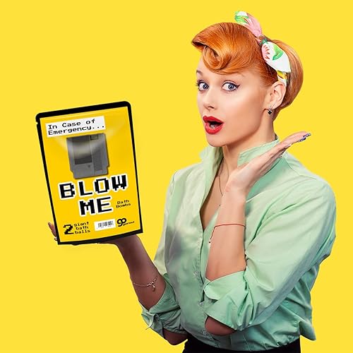 Miniatura 4 de Blow Me Bath Bombs - Divertidos artículos de regalo de spa para mujeres, regalos retro para hermana mayor, pulverizadores de baño grandes con frases