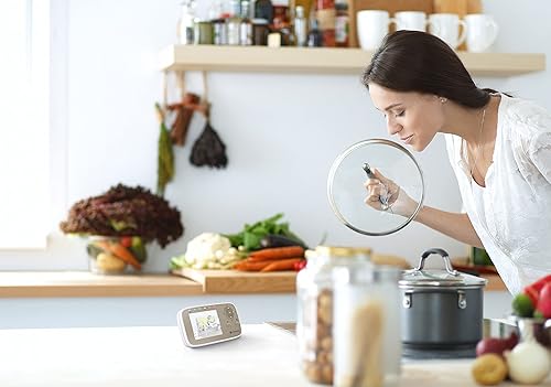 Miniatura 6 de Motorola Nursery VM483 Monitor de bebé con cámara de 2.8 pulgadas, visión nocturna, portero, zoom digital y control de temperatura, alcance de hasta