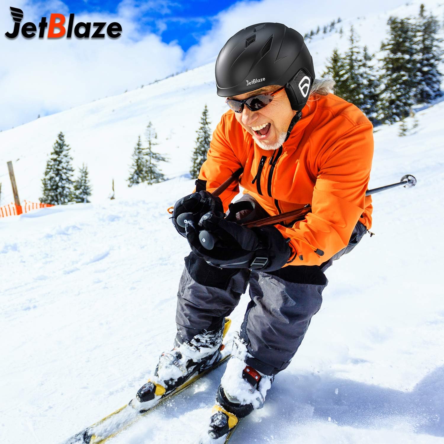 JetBlaze Ski Helmet, Snow Sports Helmet, Snowboard Helmet for Men Women Youth : Sports & Outdoors