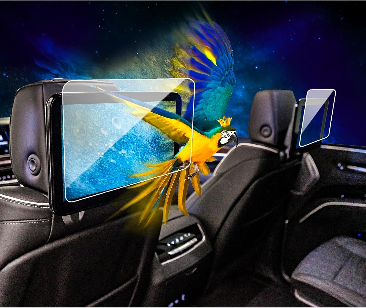 2PCS 2026 2025 2024 Kona Screen Protector (ALL IN ONE) Design for Hyundai Kona 2025 Dual 12.3 inch Touch Screen Kona Screen Protective Film Kona Accessories 2025