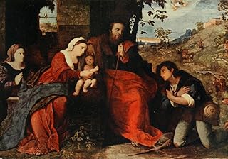 A History of Painting 1911 The Adoration of the Shepherds Poster Print by Palma Vecchio (18 x 24)