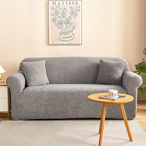Byitre Funda súper elástica para sofá de elastano, antideslizante, suave, lavable, protector de muebles con funda de cojín y espuma antideslizante