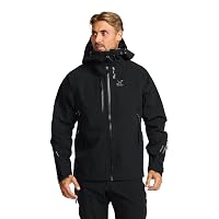 RevolutionRace Cyclone 3L Shell Jacket da Uomo, Giacca Impermeabile con Riflettori