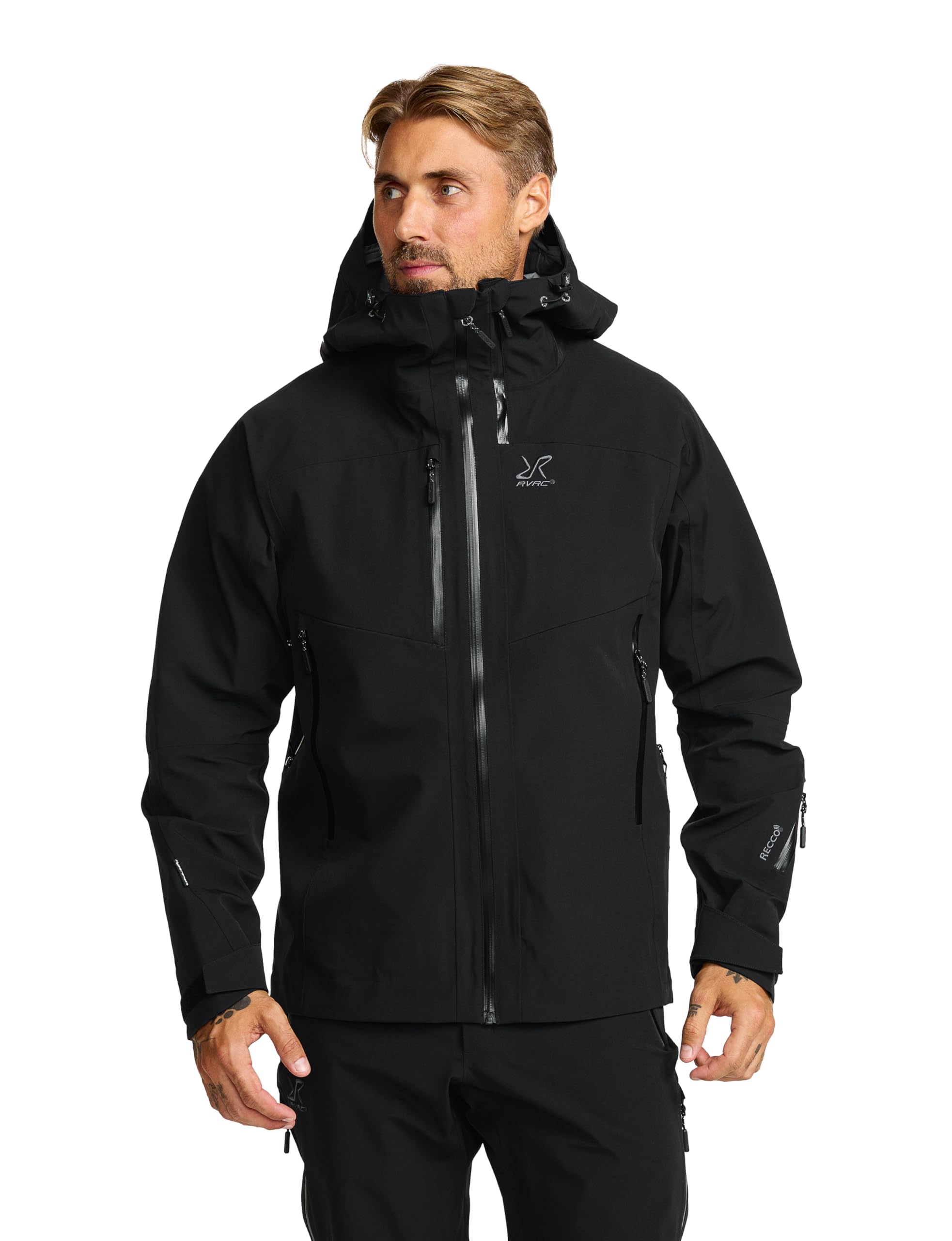 RevolutionRace Cyclone 3L Shell Jacket für Herren, Wasserdichte Jacke mit Recco-Reflektoren zum Wandern