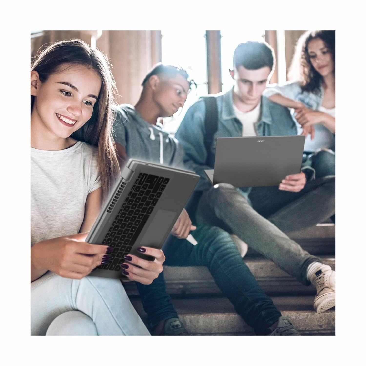 acer Aspire 3 Spin Convertible 2-in-1 Laptop, 14" WUXGA Touchscreen Display, 8-Cores i3-N305 (Up to 3.8 GHz), 8GB RAM, 512GB NVMe SSD, WiFi 6, BT, Webcam, HDMI, USB-C, SPS HDMI... - Image 6