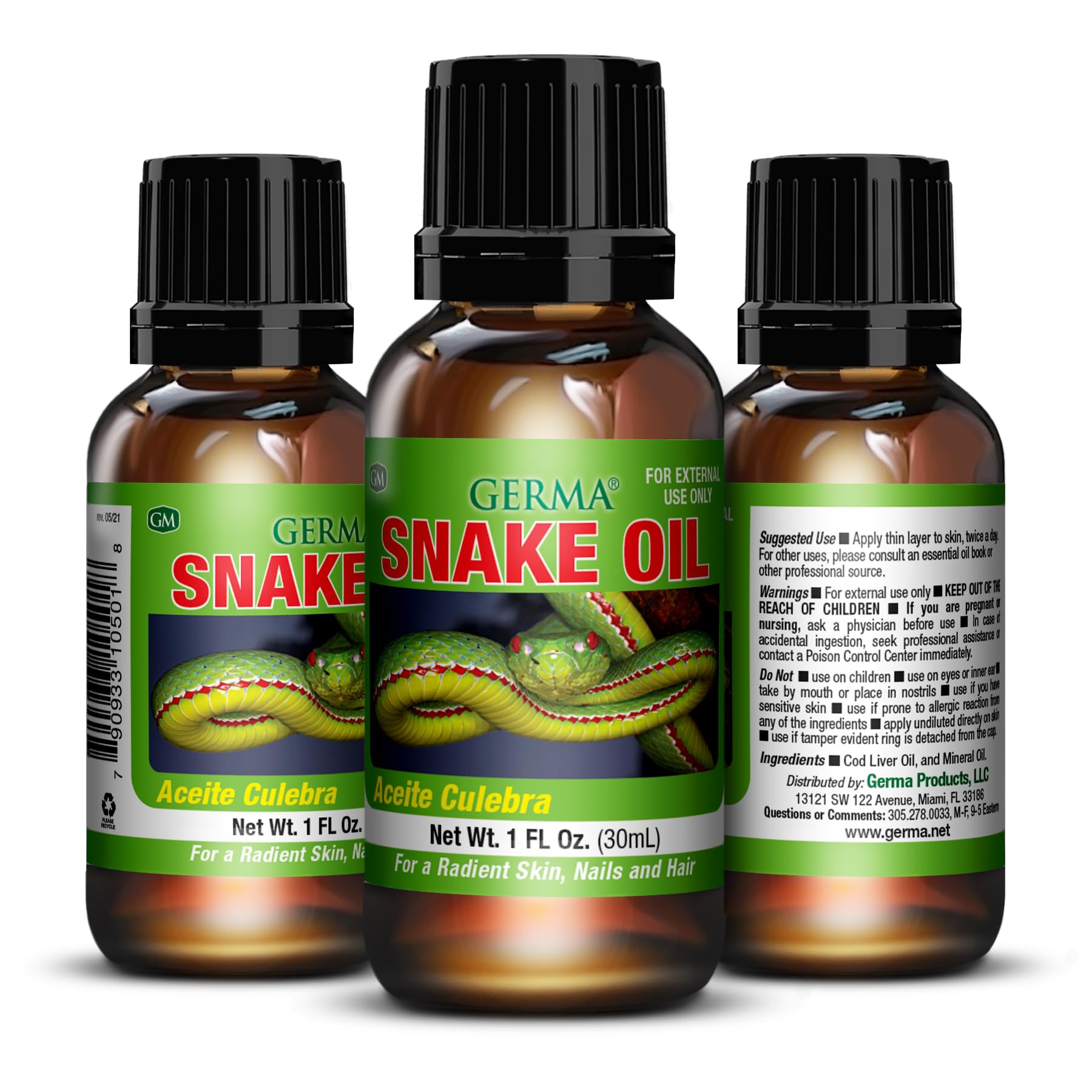Aceite De Culebra 1 Oz. Snake Oil by Germa