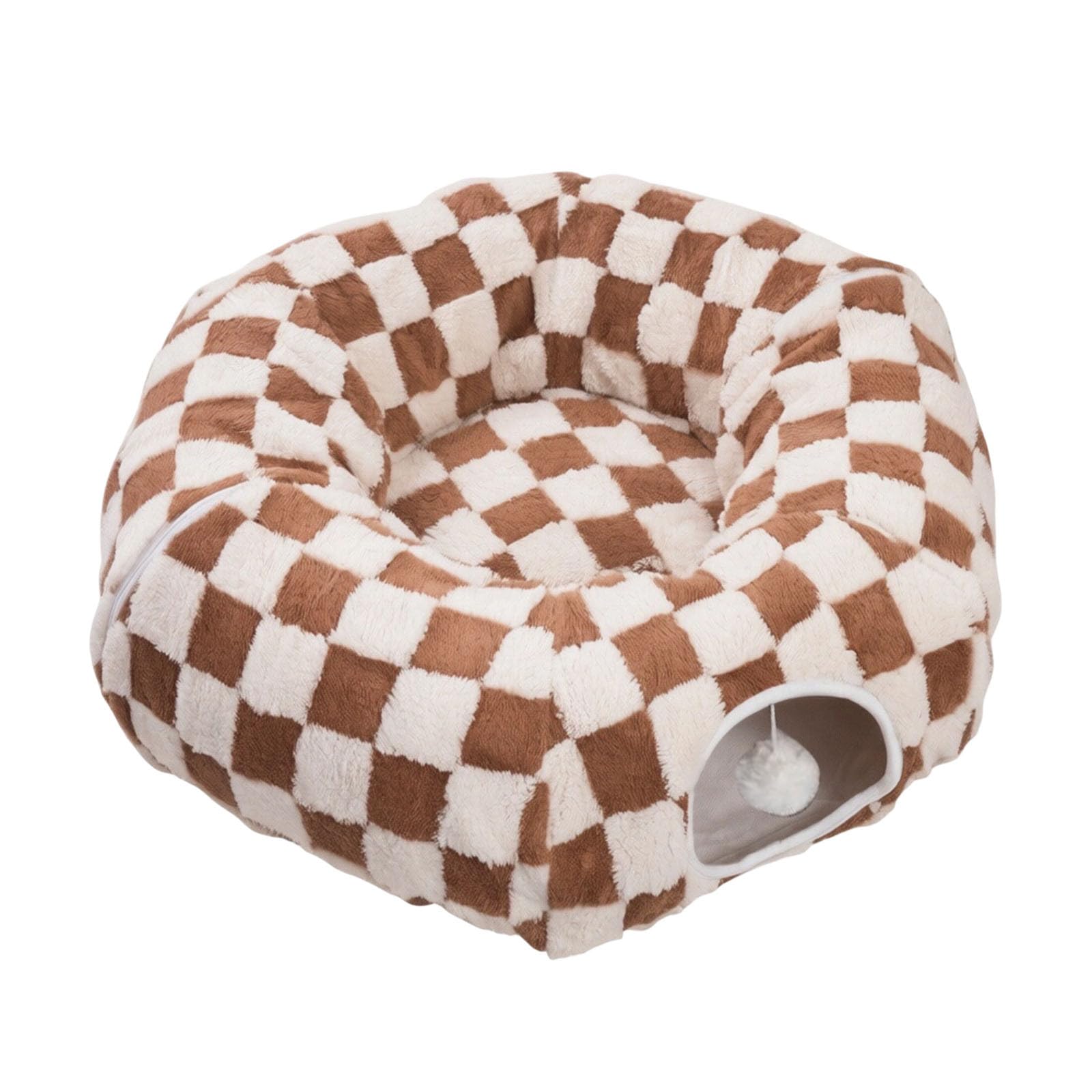 Tunnel donut pour chat et chiots Generisch | Couchage design 86 x 26 cm