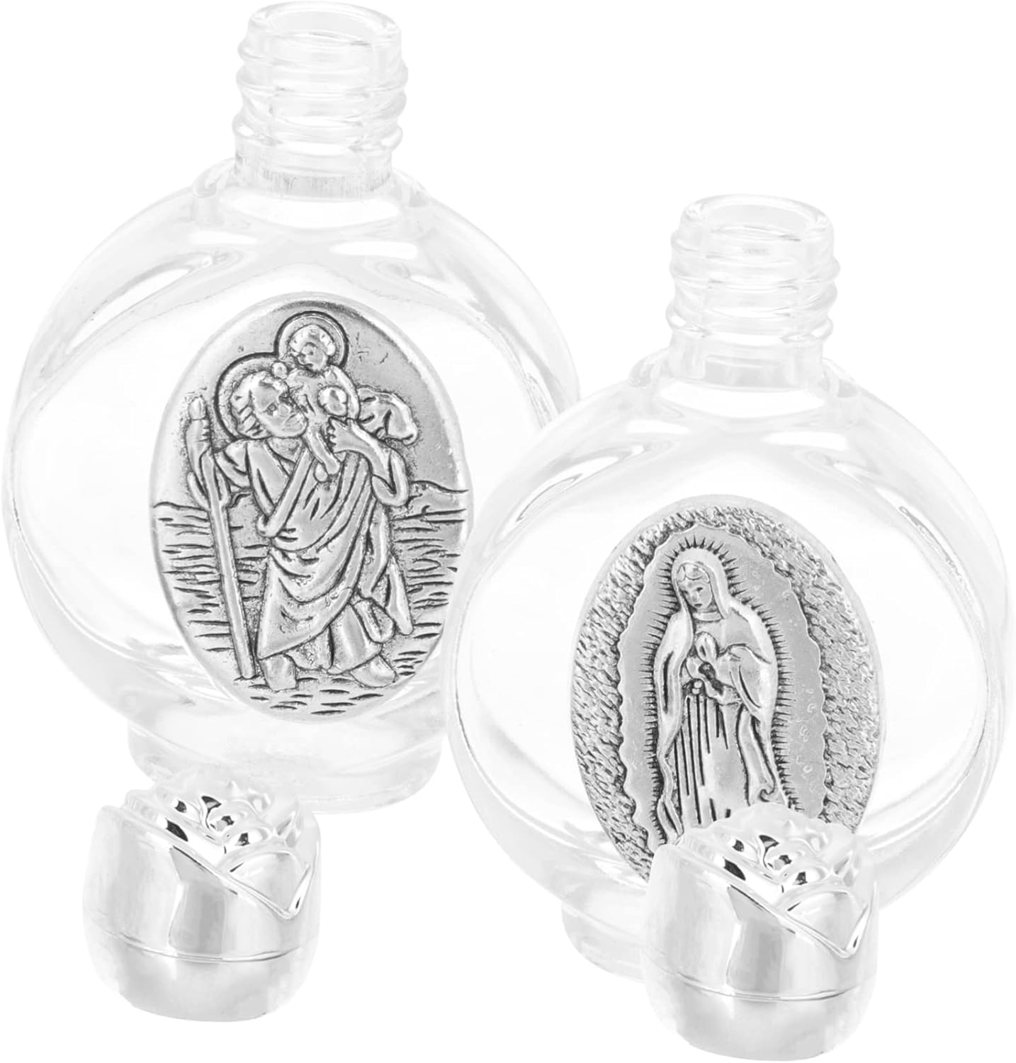 ABOOFAN 10 pcs Decorative Holy Water Bottles for Baptism and Festivals Glass Bottles with Random Patterns Ideal for Religious Celebrations and Home Decor
