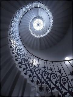 Massimo Cuomo 'Tulip Stairs' Canvas Art - 35 x 47 Inches