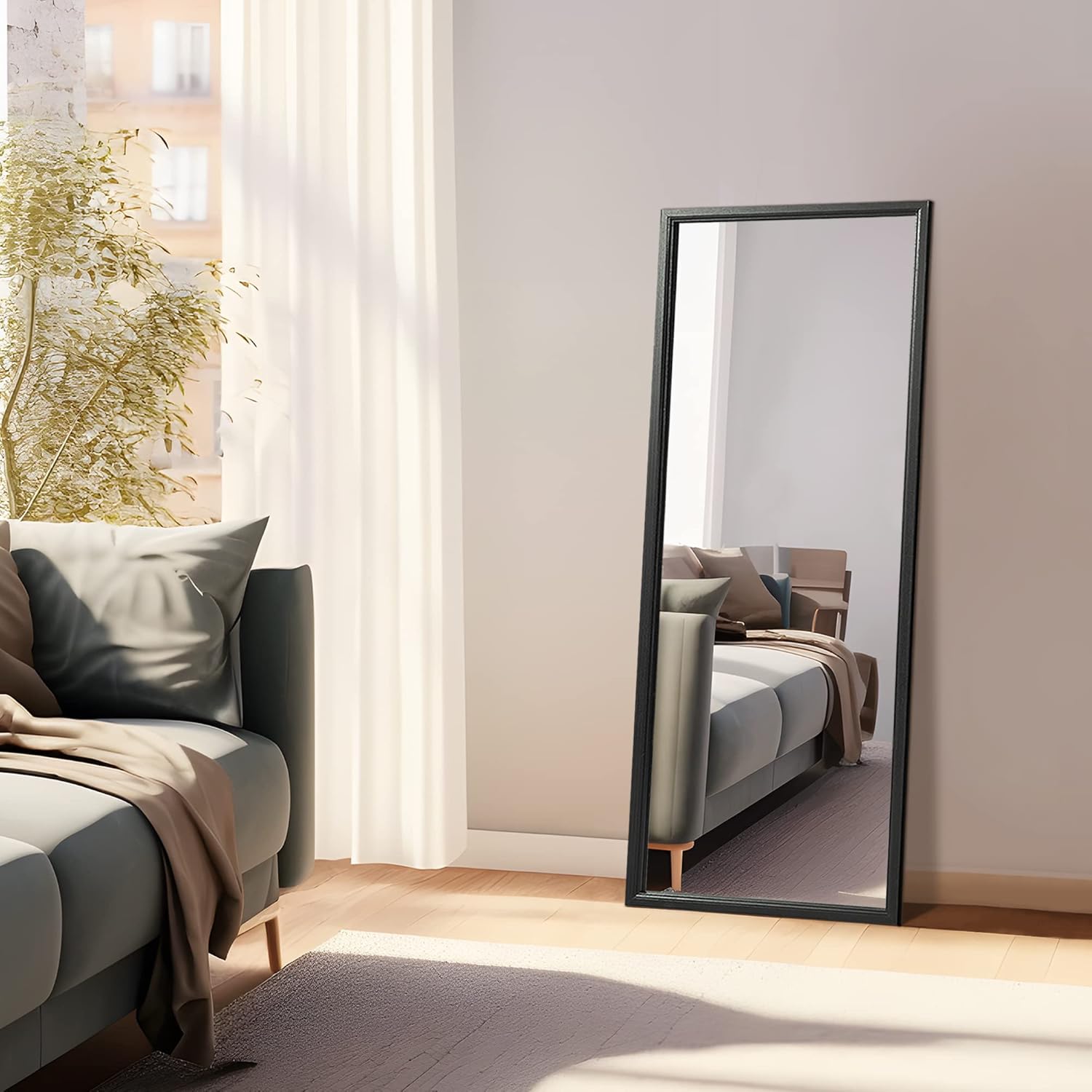 Canisflax Over The Door Mirror Full Length Mirror,43"x18