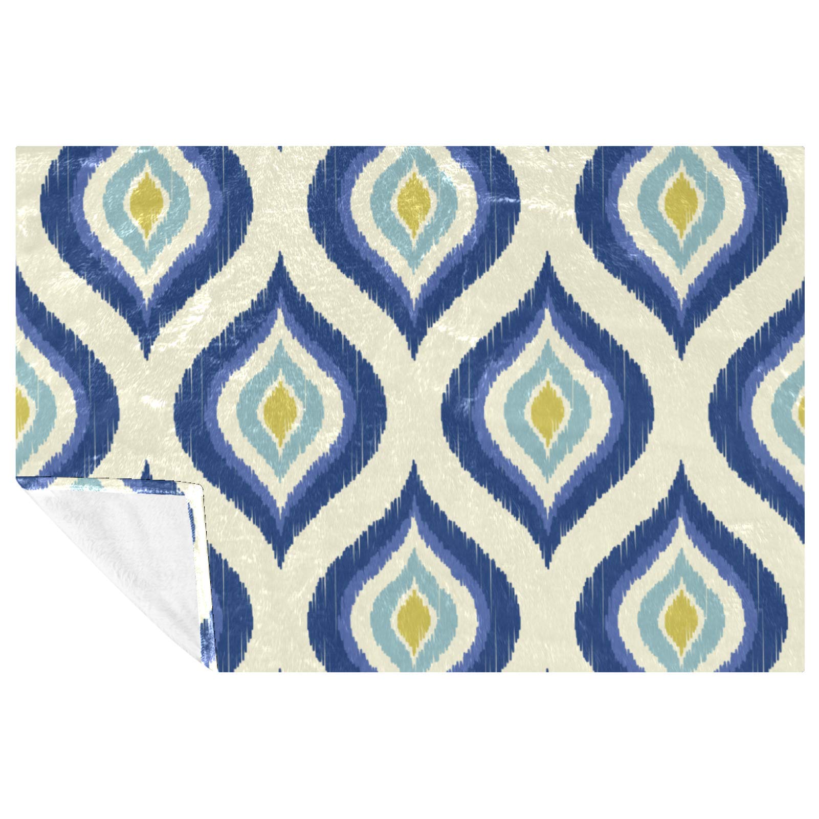 Couverture douce et chaude en forme de larme plaid lit canapé camping plage