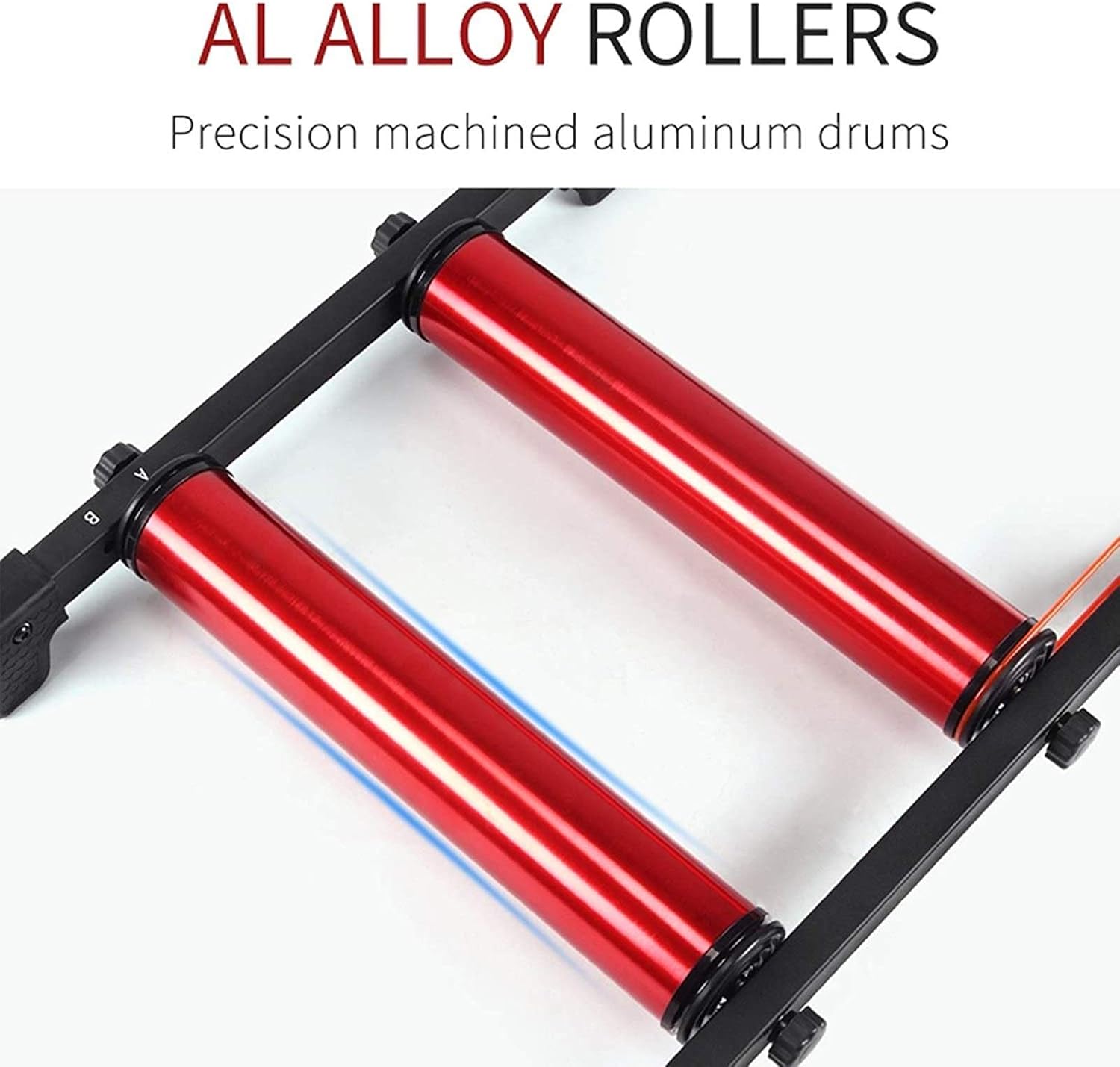 Indoor Home Bike Trainer Fitness Rollers, Indoor Bicycle Roller Riding Platform,Foldable,Cycling Racks & Stands,Bike Trainer Accessories,for Mountain Road Bike