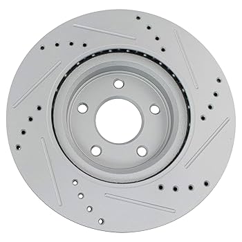 Amazon.com: TRQ Front Performance Brake Rotor Drilled