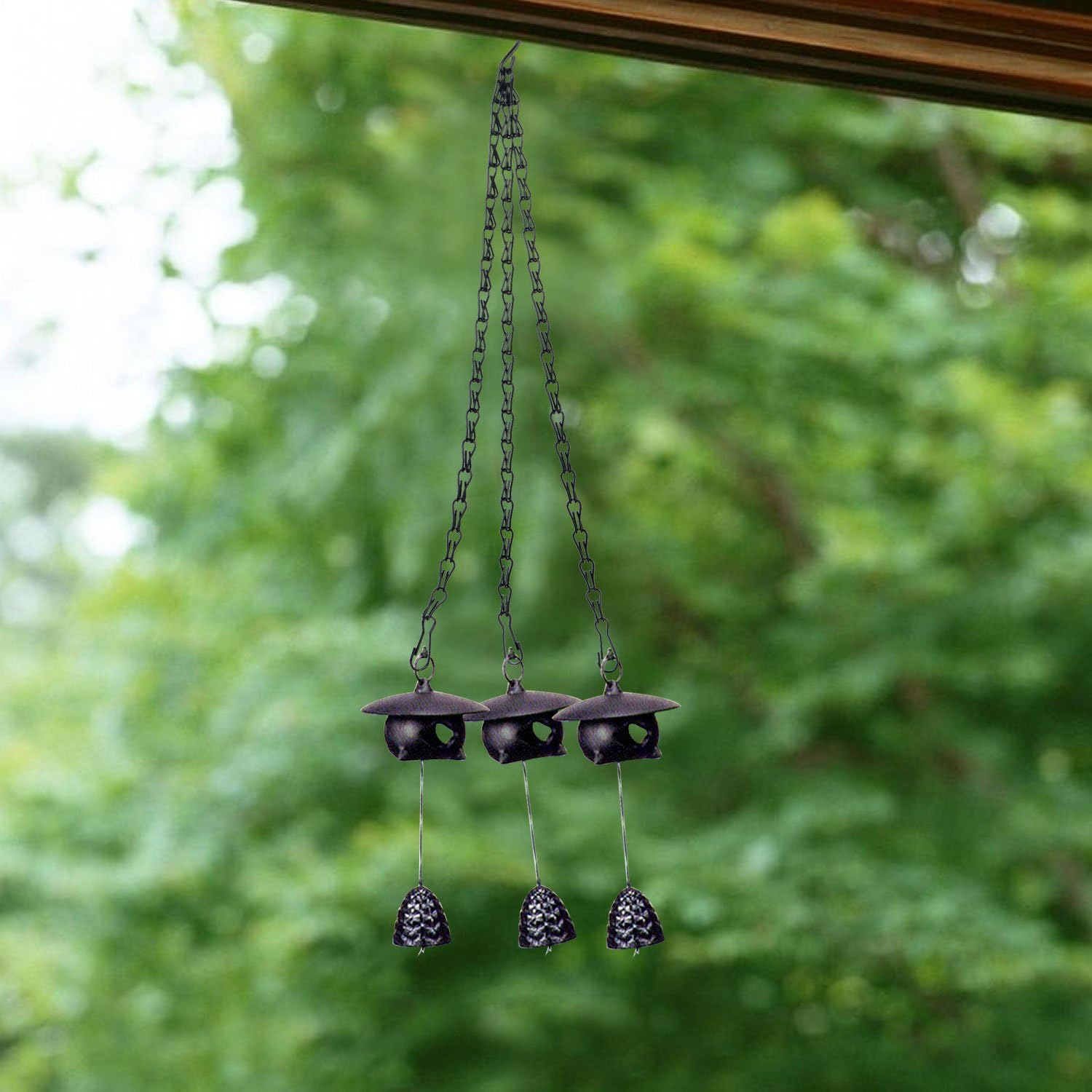 Hanging Chain, Heavy Duty 22 Inch Hanging Flower Basket Galvanized Replacement Chain -3 Point Garden Plant Hanger for Outdoor or Indoor