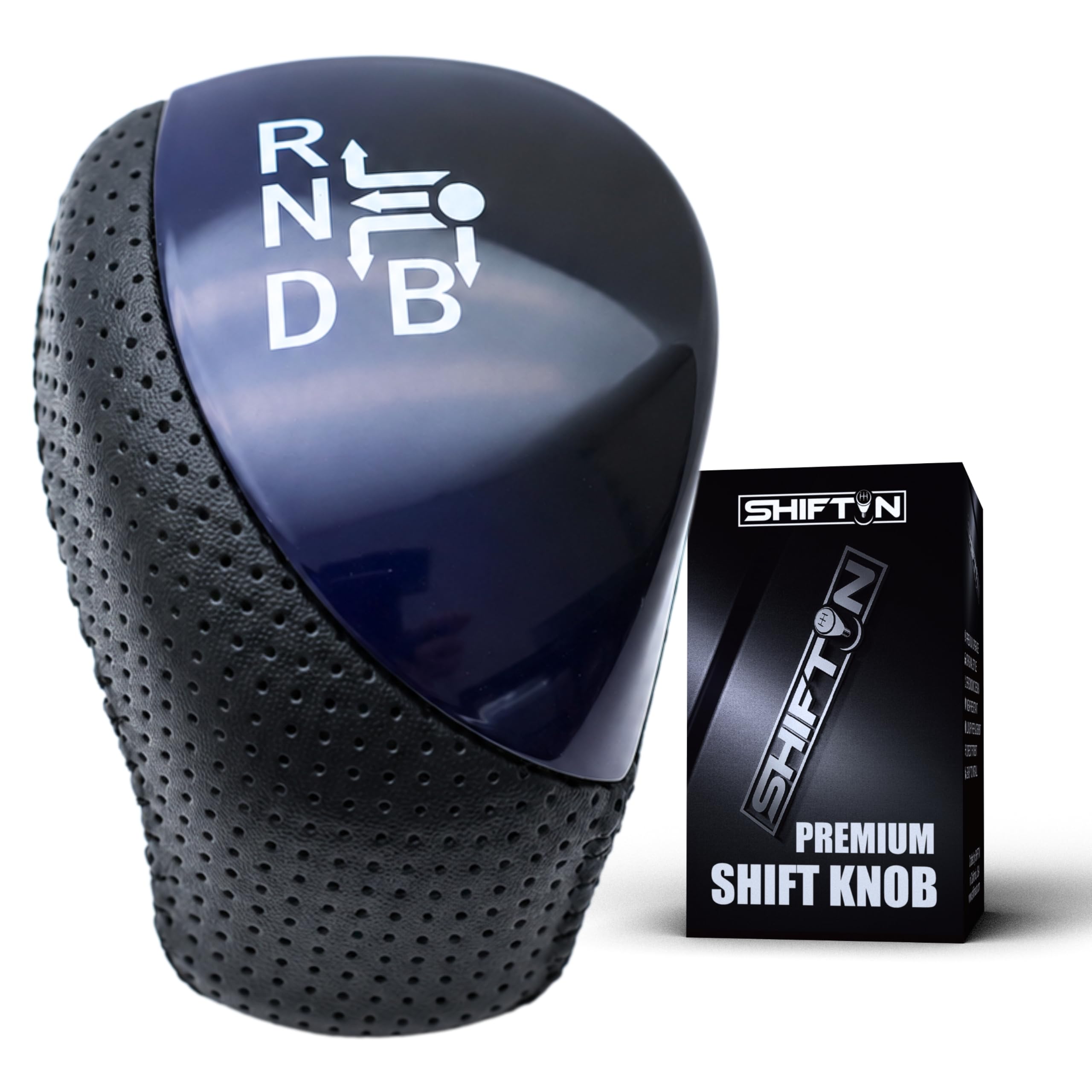 SHIFTIN Replacement Gear Shift Knob Shifter for Toyota Prius (2010-2015) Plug-in Hybrid & Auris
