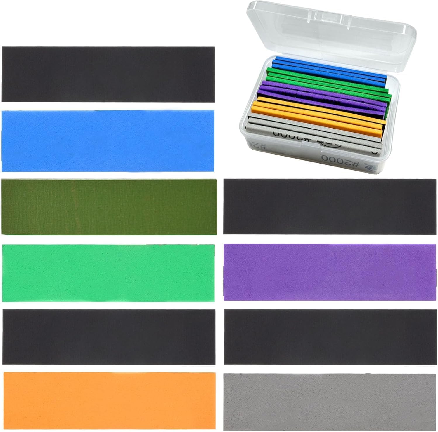 Ponçage Gundam avec cet assortiment de 15 barres abrasives et éponges de polissage