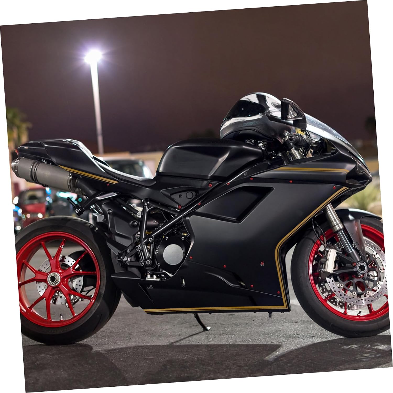 Gold Pinstripe Tape Decal for Cars Motorcycles Boats Automotive Grade Adhesive Fit for All Vehicles Easy to Apply Discoloration
