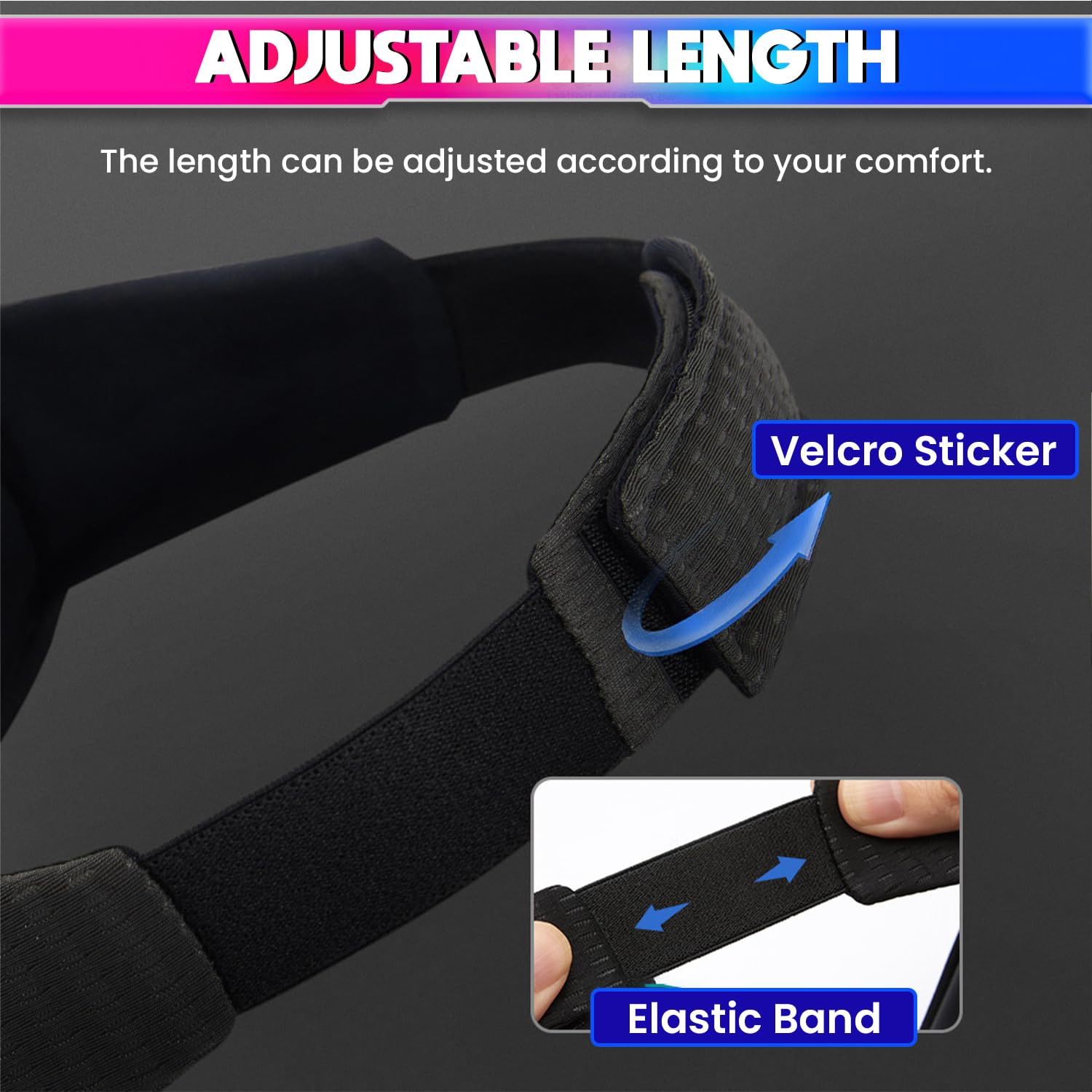 amiciCare Fabric 3D Eye Sleeping Mask: Ergonomic Blindfold For Superior Comfort With Zero Eye Pressure And Total Darkness,Black 3