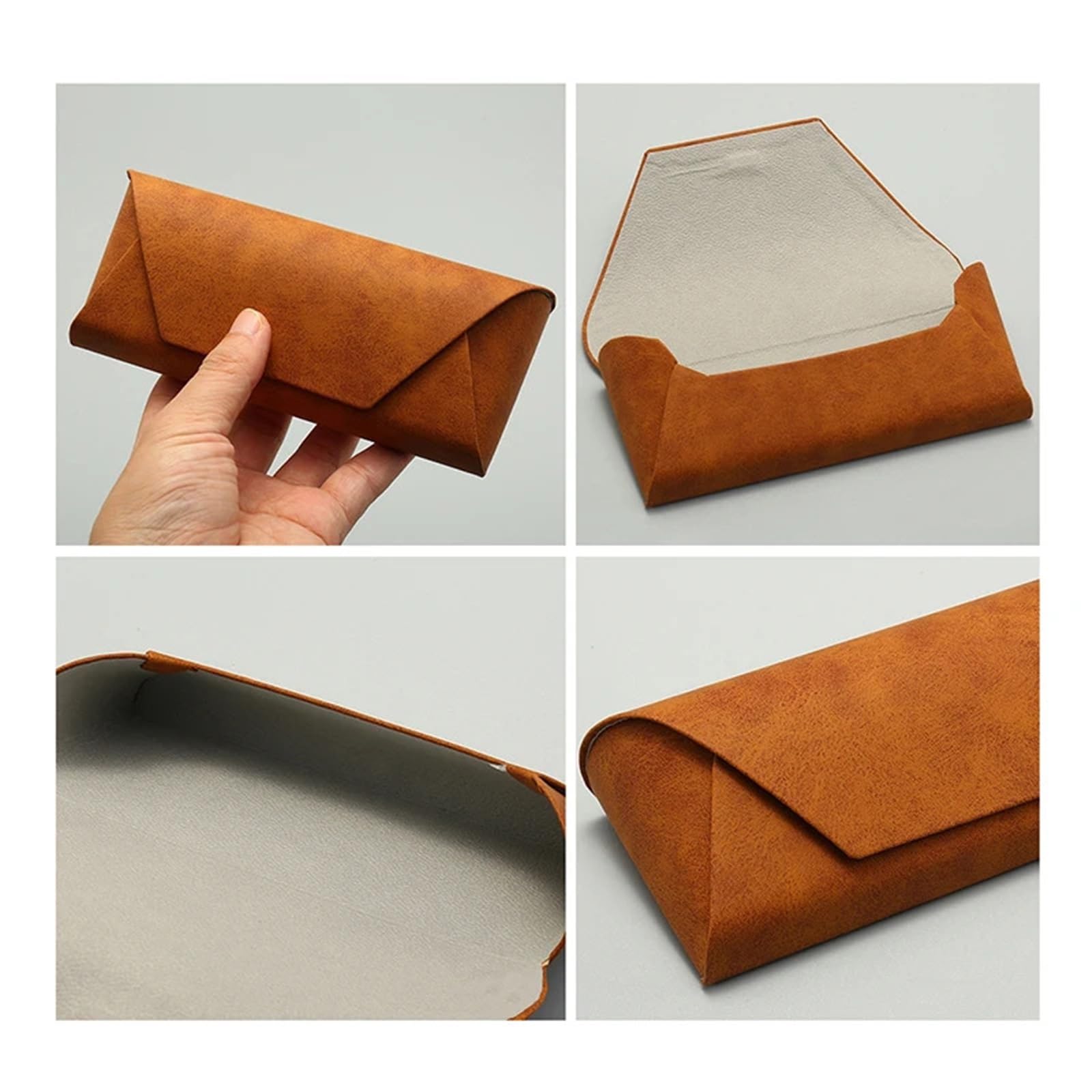 funda gafas Estuche Portátil Y Suave For Gafas Funda De Piel Sintética For Sol Organizador Accesorios For Mujer Hombre