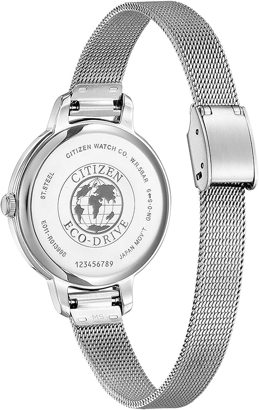 Citizen Eco-Drive EW2449-83A - Orologio da polso da donna, in acciaio INOX Citizen Eco-Drive EW2449-83A - Orologio da polso da donna, in acciaio INOX