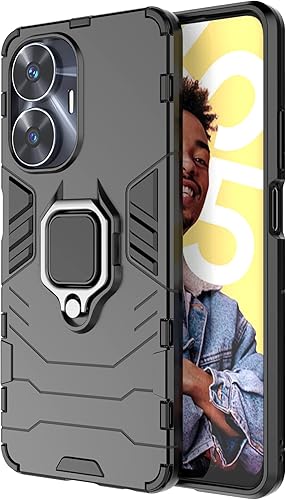 Vista 101 de Funda para Oppo Reno 7 4G, soporte magnético para coche, color negro