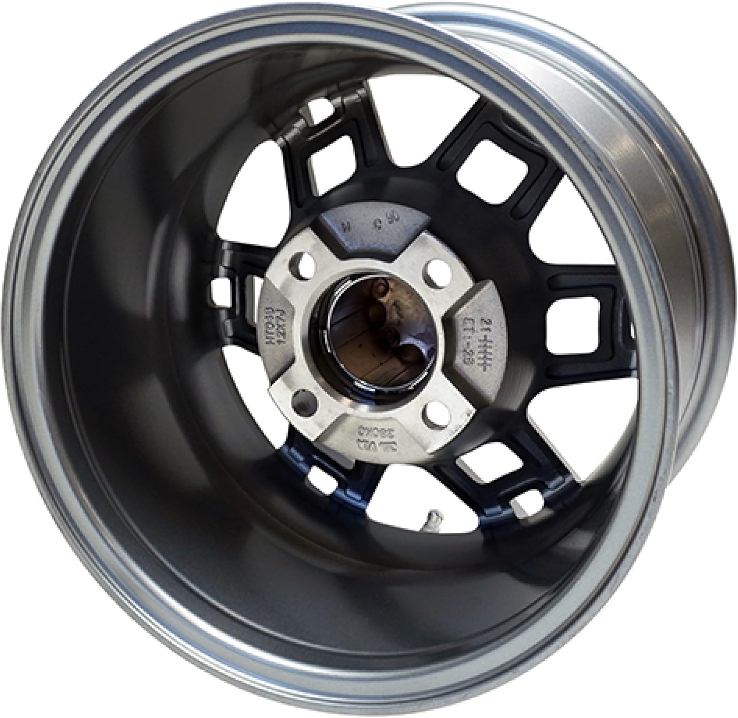 Red Hawk TIR-RX390-GM Wheel Gun Metal, 12x7 ET-25 Golf Carts