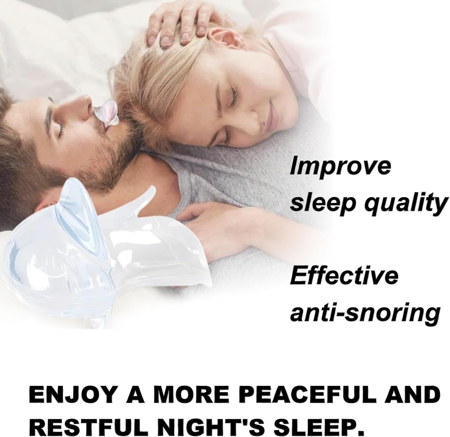 Snoring Solution - Anti-Snoring Devices, Comfortable Reusable Stop Snoring Stopper for Men and Women - H77 - Image 7