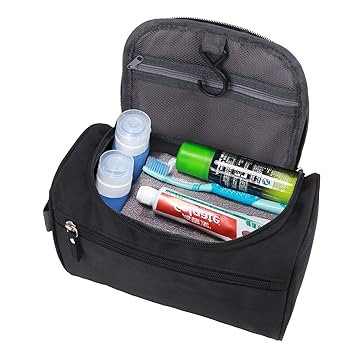 CHESHTA Waterproof Travel Hanging Bag Organiser - Extra Large Makeup Organiser Cosmetic Case - Storage Travel Kit For Women And Men (Multicolor) (Cosmetic Case hanging travel bag (1Pcs))
