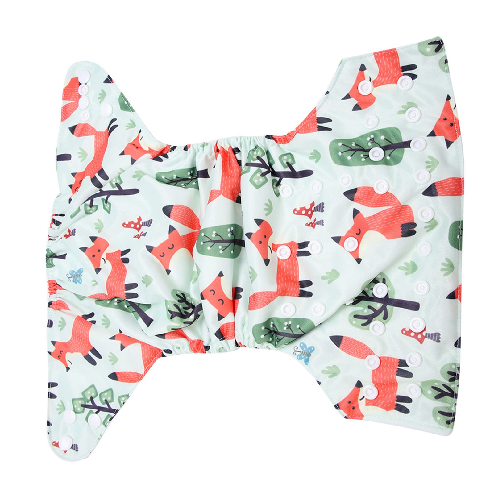 Adjustable Infant Swim Diaper, Reusable and Washable Baby Nappies with Secure Snaps, Super Absorbent Microfiber Rt and Breathable PUL Outer Layer BL006 (BL002)