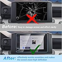 Vista 5 de Carwiner Protector de pantalla compatible con Toyota Tacoma SR/SR5/TRD PreRunner 2024 2025 2026, accesorios de visualización Toyota 4Runner