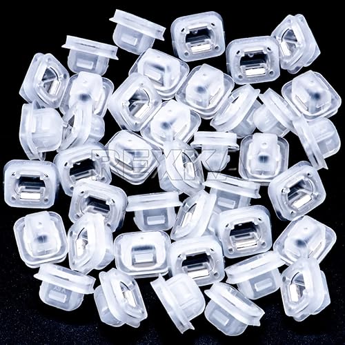 Rexka 40 piezas de moldura interior Retenedor de puerta Moldura Clips de acabado E46 E90 E91 X5 Compatible con BMW E46 E90 E91 E92 320i 323i 325i